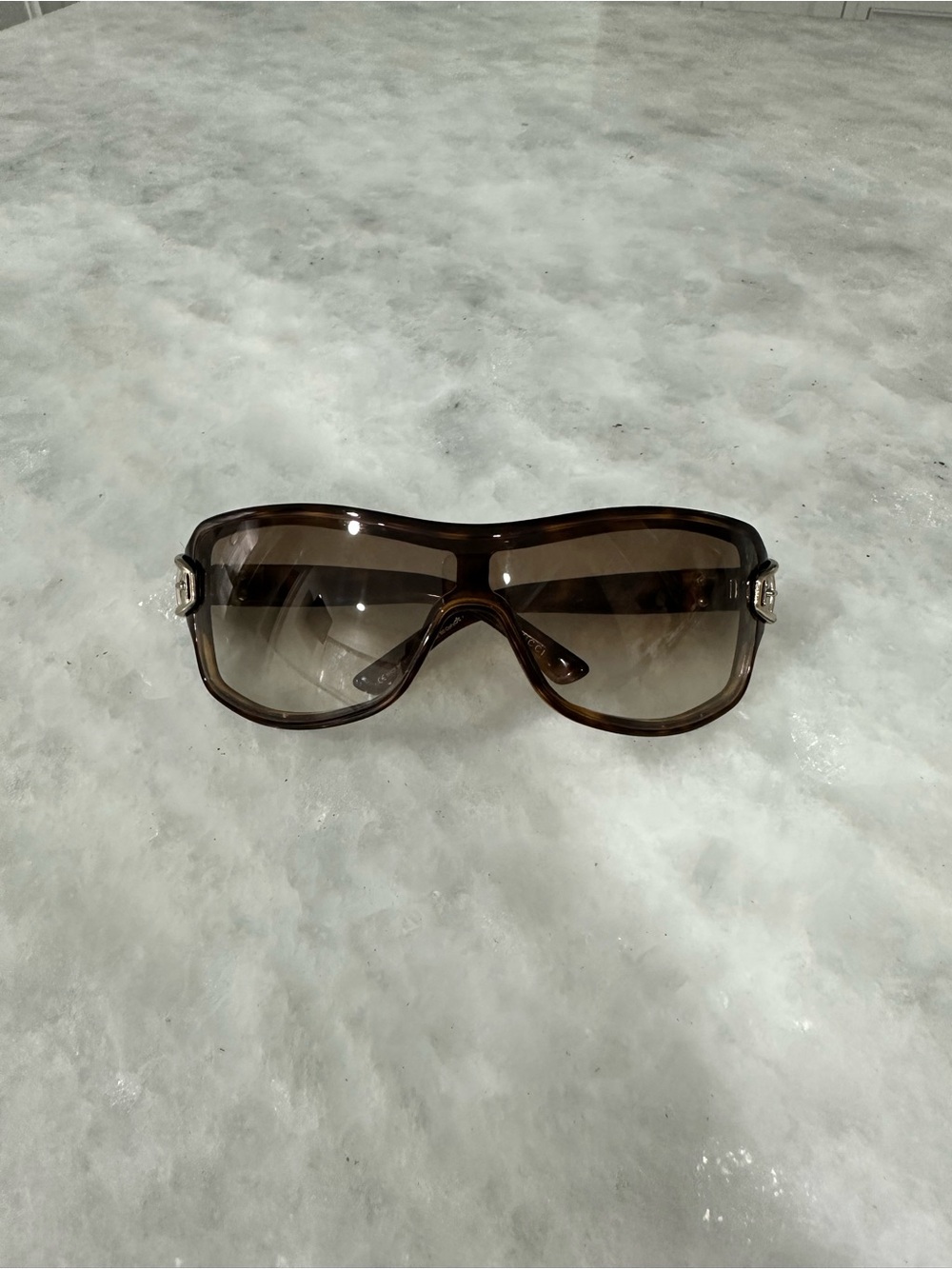 Vintage Gucci Y2K Tortoise Shell Sunglasses